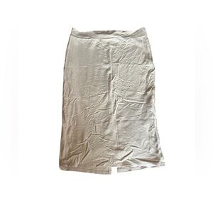FASHION NOVA Beige Pencil Skirt Size XL